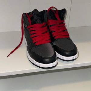 Satin black Jordan 1 never worn